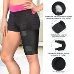 Adjustable Thigh Compression Sleeve with Non-Slip Support