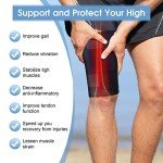 Adjustable Thigh Compression Sleeve with Non-Slip Support