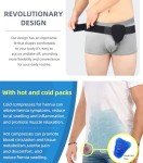 Adjustable Hernia Support Belt with Removable Pads
