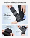 Rakiie Comfortable Ankle Support Sleeve with Silicone Pad