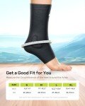 Rakiie Comfortable Ankle Support Sleeve with Silicone Pad