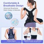 Kepwaa Adjustable Posture Corrector and Back Support