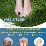 Toe Straightener Splints for Hammer Toe Support