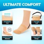 Pediatric Toe Walking Socks for Kids (M - Beige)