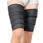 Adjustable Hamstring & Thigh Compression Wraps - 2 Pack