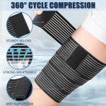 Adjustable Hamstring & Thigh Compression Wraps - 2 Pack