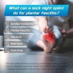 Plantar Fasciitis Night Sock with Massage Ball