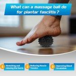 Plantar Fasciitis Night Sock with Massage Ball