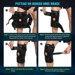 Adjustable Hinged Knee Brace for Pain Relief