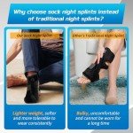 Plantar Fasciitis Night Sock with Massage Ball
