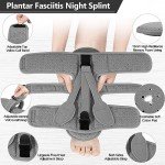 Upgraded Plantar Fasciitis Night Splint with Straps