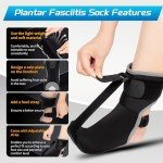 Plantar Fasciitis Night Sock with Massage Ball