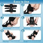 GOANDO Adjustable Night Splint for Plantar Fasciitis Relief