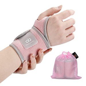 2 Pack Adjustable Copper Wrist Braces for Pain Relief