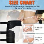 Adjustable Hip Brace for Groin and Hamstring Support