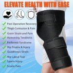 Adjustable Hip Brace for Groin and Hamstring Support