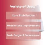 Dealmed 3-Panel Abdominal Binder for Core Support