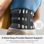FREETOO Back Brace for Lower Back Pain Relief