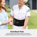 FREETOO Back Brace for Lower Back Pain Relief