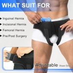 Men’s Adjustable Hernia Support Belt with Pack