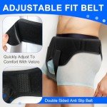 Men’s Adjustable Hernia Support Belt with Pack