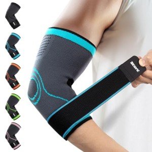 Rakiie Elbow Compression Sleeves for Pain Relief