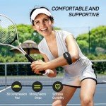 Rakiie Adjustable Tennis Elbow Brace 2 Pack