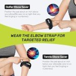 Rakiie Adjustable Tennis Elbow Brace 2 Pack