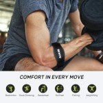 Rakiie Adjustable Tennis Elbow Brace 2 Pack