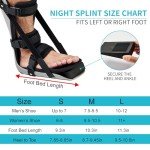 Comfortable Night Splint for Plantar Fasciitis Relief