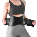 Adjustable Back Brace for Pain Relief and Support