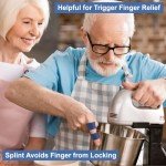 2-Pack Finger Splints with Nylon Sleeves