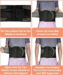 Adjustable Back Brace for Pain Relief and Support