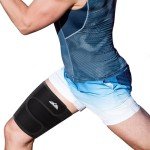 Adjustable Neoprene Thigh Compression Brace for Support