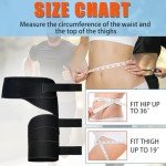 Adjustable Hip Brace & Thigh Compression Sleeve