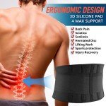 FEATOL Ergonomic Back Brace for Pain Relief