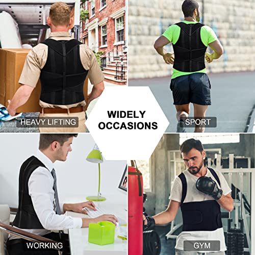 Adjustable Posture Corrector for Men's Back Pain