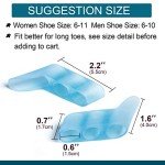 Povihome 10 Pack Pinky Toe Separators and Protectors