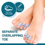Povihome 10 Pack Pinky Toe Separators and Protectors