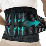 Back Support Belt for Pain Relief and Control
