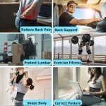 Back Support Belt for Pain Relief and Control