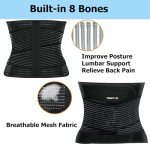 Back Support Belt for Pain Relief and Control