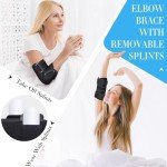 Adjustable Elbow Brace with Removable Splints