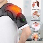 Cordless Heated Shoulder Wrap with Vibration Massage
