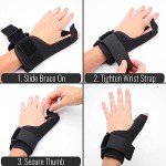 Adjustable Thumb and Wrist Brace for Support