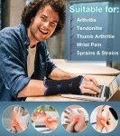 TISMOD Adjustable Carpal Tunnel Wrist Brace with Thumb Support