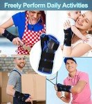 TISMOD Adjustable Carpal Tunnel Wrist Brace with Thumb Support