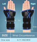 TISMOD Adjustable Carpal Tunnel Wrist Brace with Thumb Support