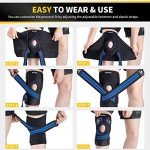 CAMBIVO Adjustable Knee Brace with Stabilizers