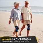 CAMBIVO Adjustable Knee Brace with Stabilizers